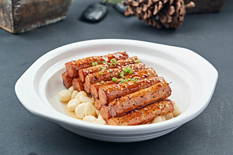 蒜香砂锅焗长山药图片