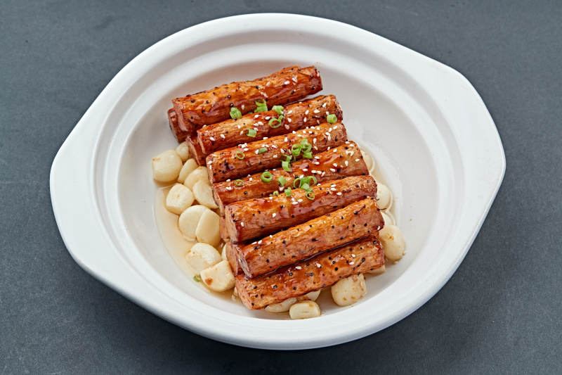 蒜香砂锅焗长山药图片