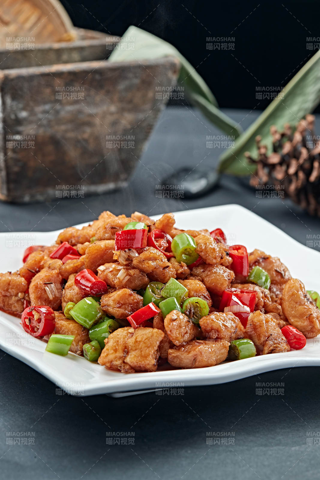 川香辣子鸡丁图片