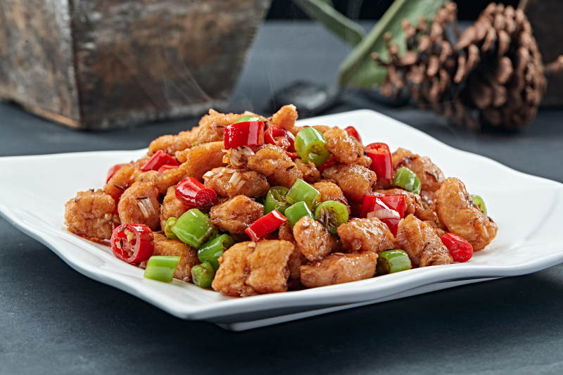 川香辣子鸡丁图片