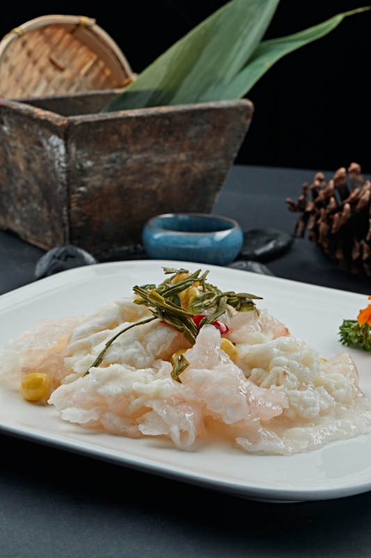 龙井银杏芙蓉蛋清炒大虾仁图片