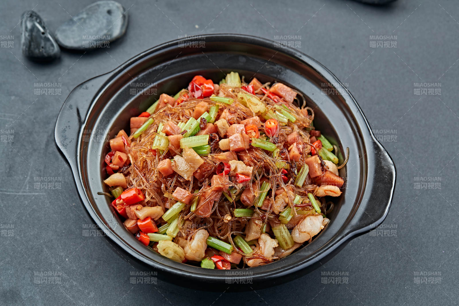 砂锅火腿腊肉水晶粉丝煲图片