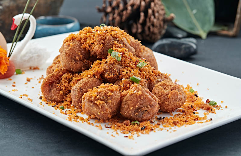 避风塘油炸小羊肉图片