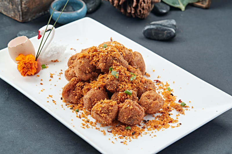 避风塘油炸小羊肉图片