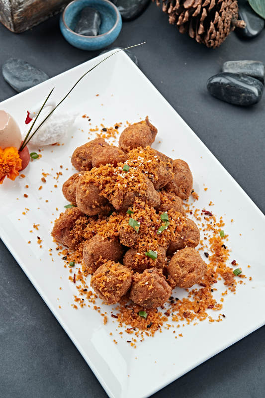 避风塘油炸小羊肉图片