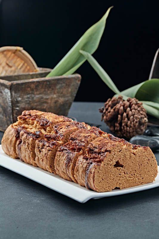 粗粮枣泥烤馍片图片