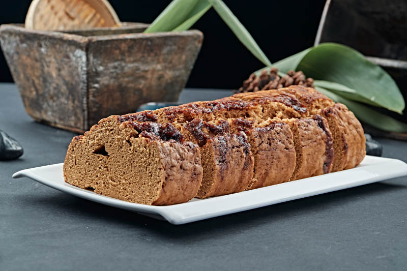 粗粮枣泥烤馍片图片