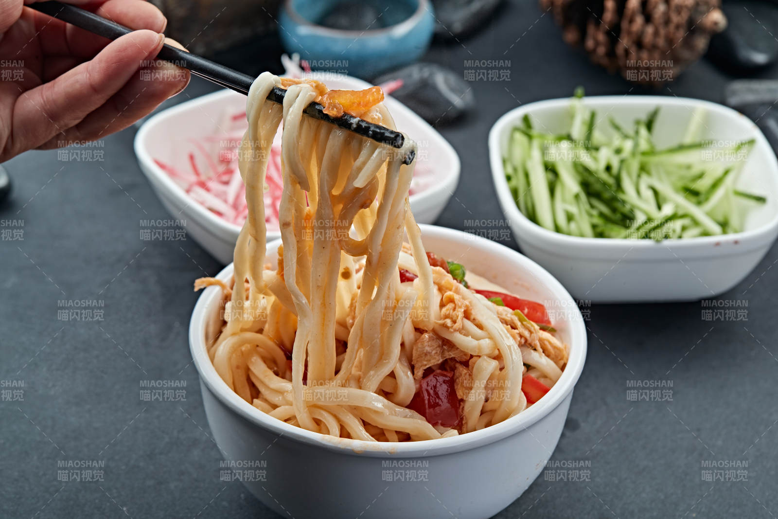 西红柿打卤面图片