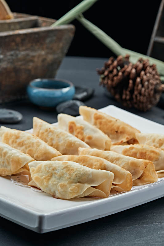 王将水煎饺子图片