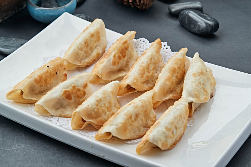 王将水煎饺子图片