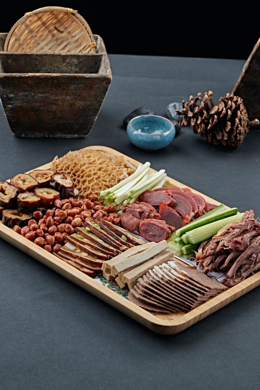 农家荤素大拼盘图片