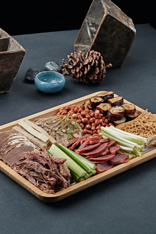 农家荤素大拼盘图片