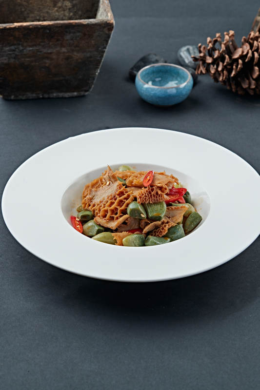 腊八蒜拌金钱肚图片