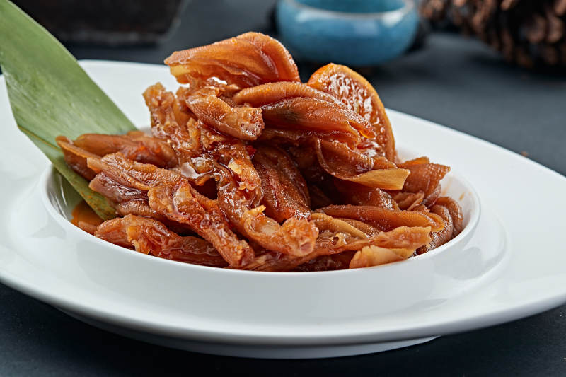 红油柠檬酸辣脱骨凤爪图片