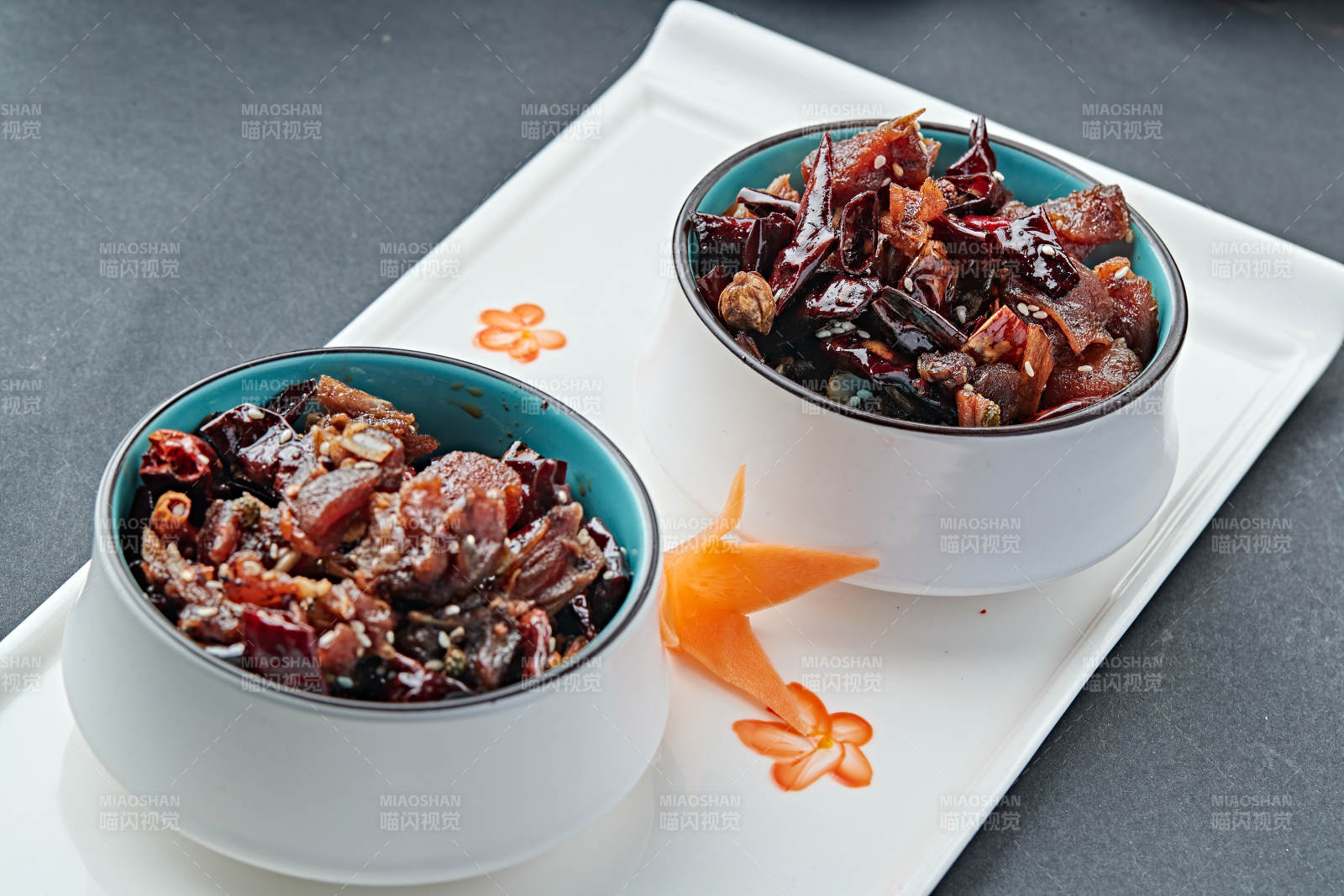 红油香辣腌兔丁图片