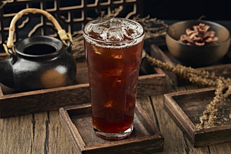 解暑饮料冰红茶柠檬冰红茶冰乌龙茶图片