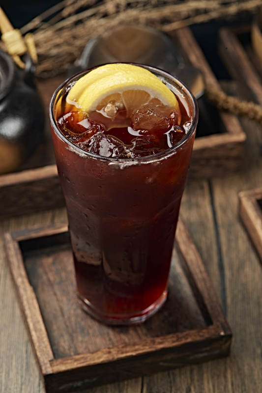 解暑饮料冰红茶柠檬冰红茶冰乌龙茶图片