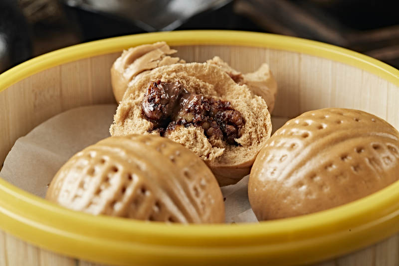 港式茶餐可可酱红糖核桃包图片