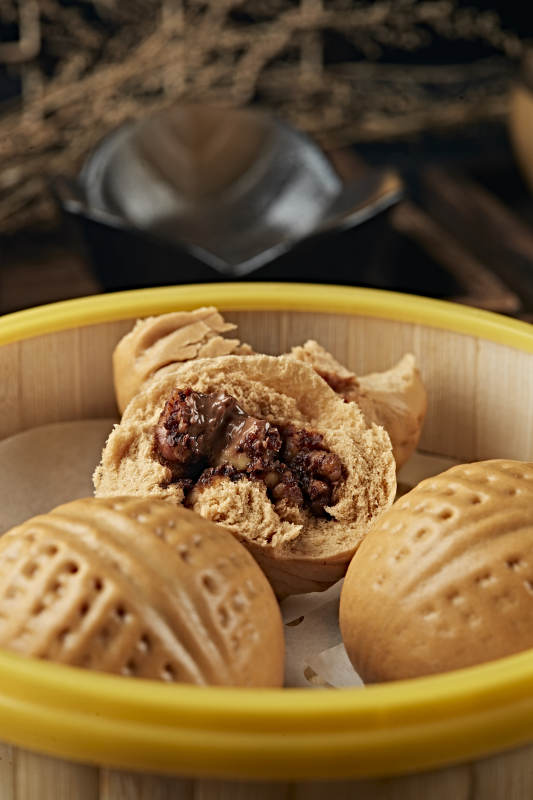 港式茶餐可可酱红糖核桃包图片