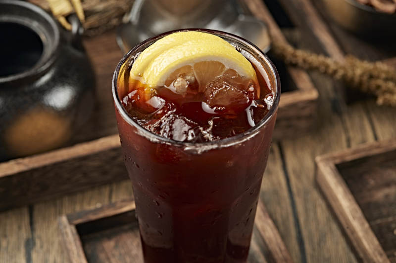 解暑饮料冰红茶柠檬冰红茶冰乌龙茶图片