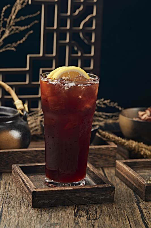 解暑饮料冰红茶柠檬冰红茶冰乌龙茶图片