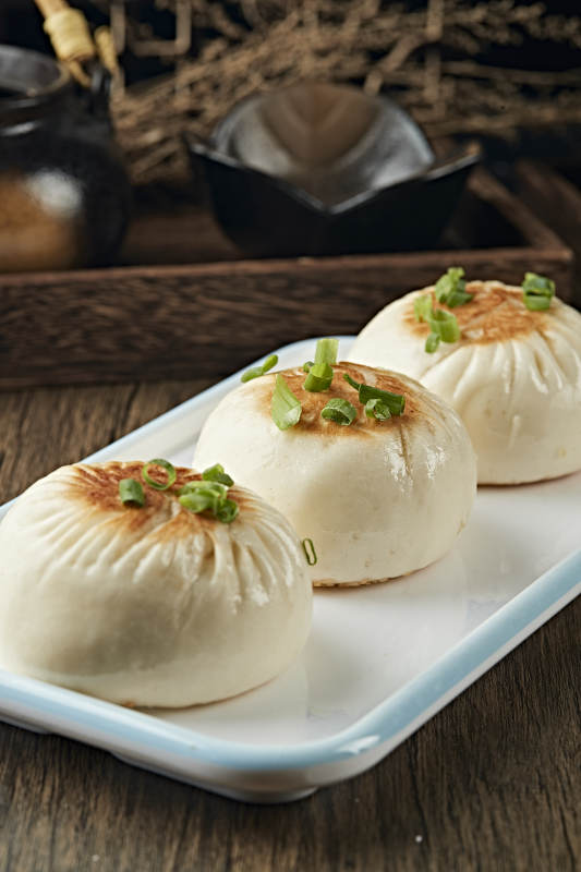 港式茶餐生煎包图片