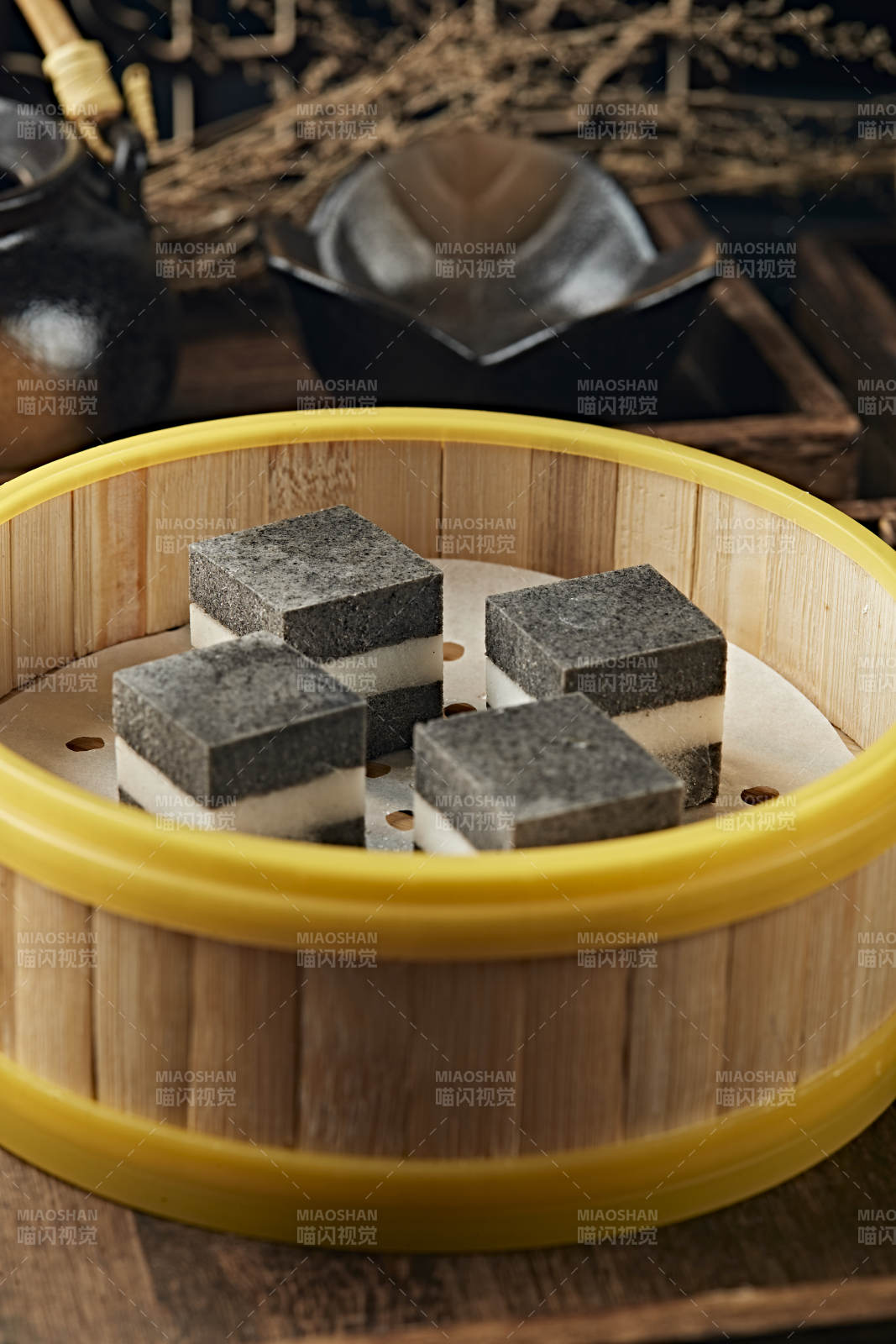 椰蓉芝麻奶香糕图片