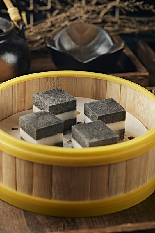 椰蓉芝麻奶香糕图片