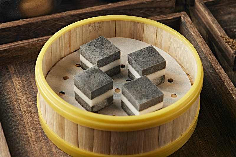 椰蓉芝麻奶香糕图片