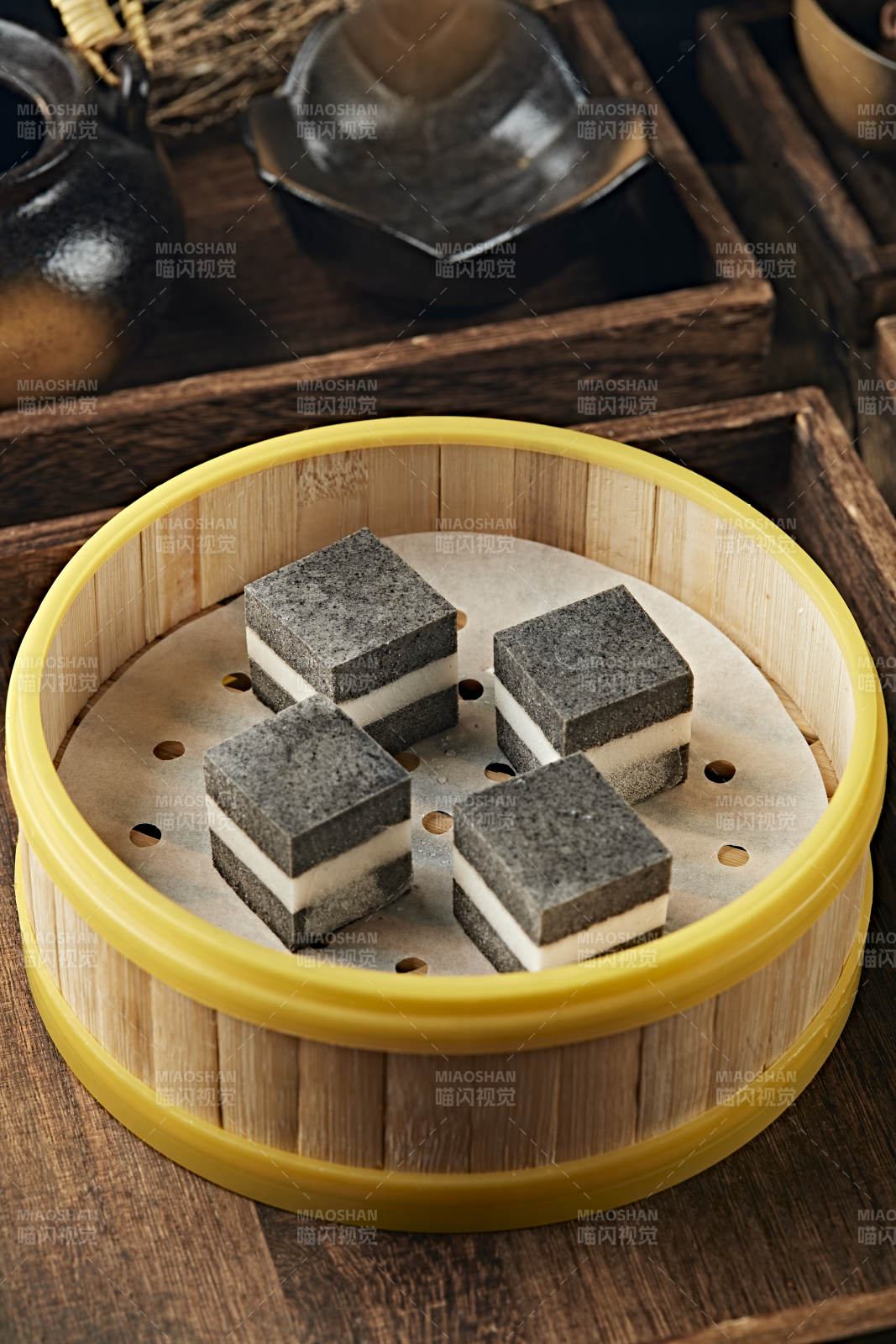 椰蓉芝麻奶香糕图片