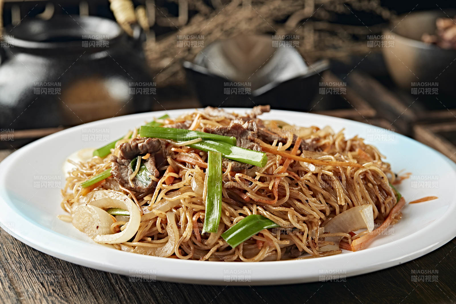 腊味猪肉炒米粉图片