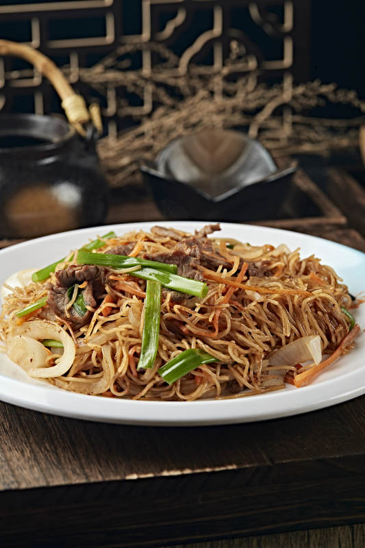 腊味猪肉炒米粉图片