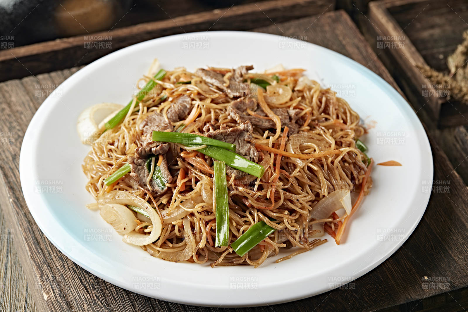 腊味猪肉炒米粉图片