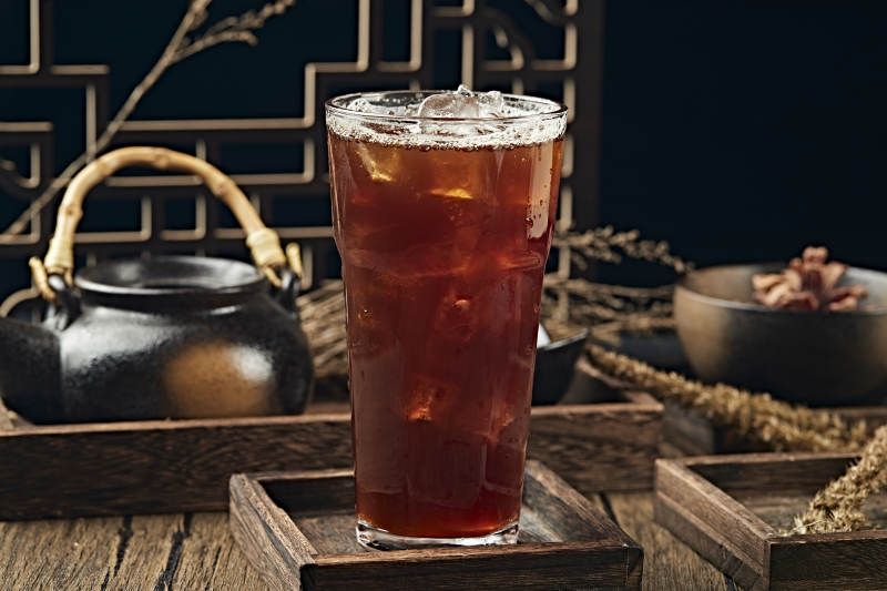 解暑饮料冰红茶柠檬冰红茶冰乌龙茶图片