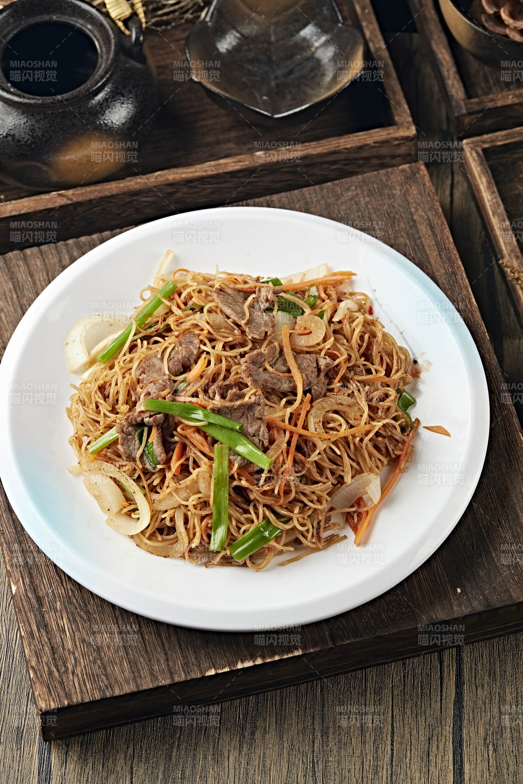 腊味猪肉炒米粉图片