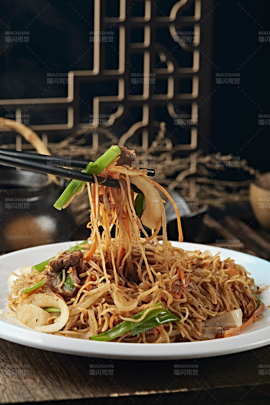 腊味猪肉炒米粉图片