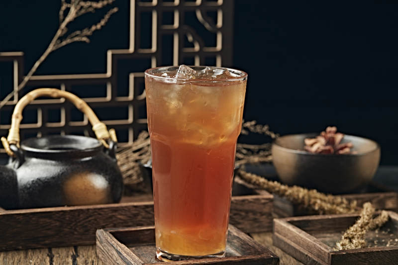 解暑饮料冰红茶柠檬冰红茶冰乌龙茶图片