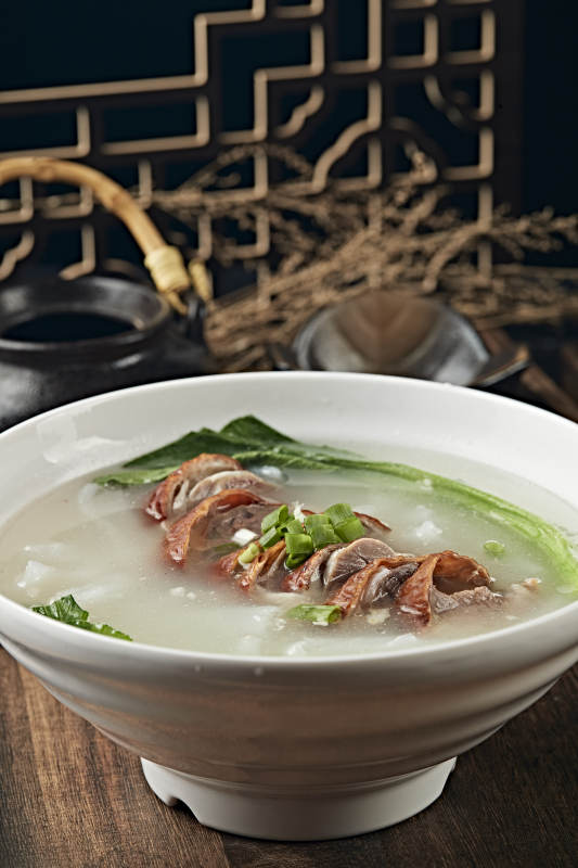 鲜鸡汤烧鹅煮肠粉图片