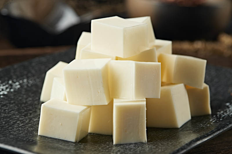 港式茶餐奶香杏仁豆腐图片