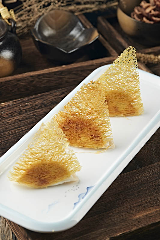 港式茶餐渔网煎饺图片