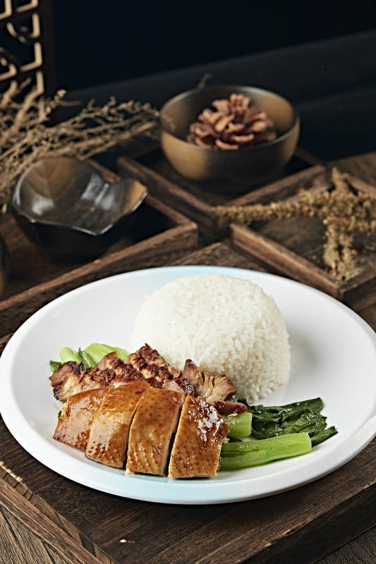 港式茶餐烧鸭叉烧盖浇饭图片