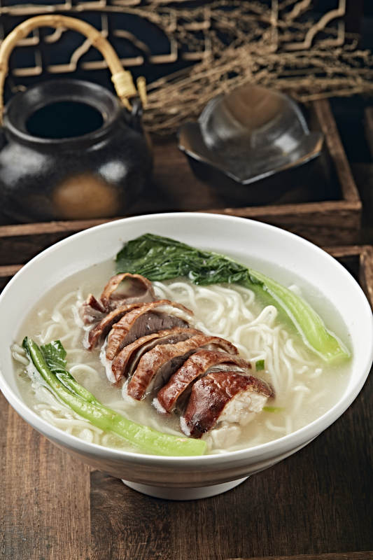 鲜鸡汤烧鹅拉面图片