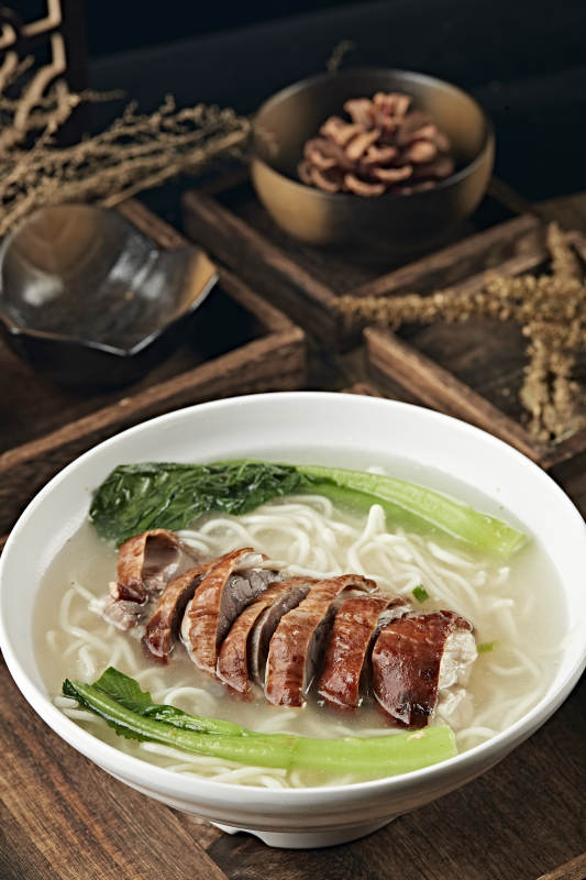 鲜鸡汤烧鹅拉面图片