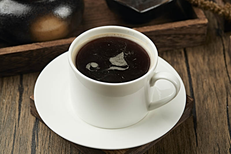 手磨美式黑咖啡图片
