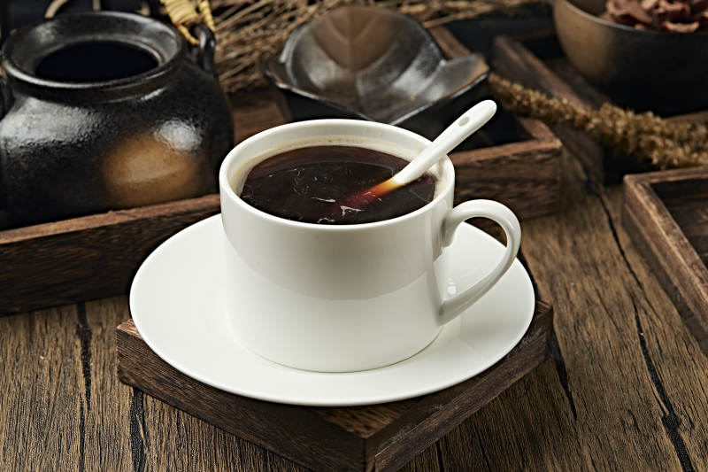 手磨美式黑咖啡图片