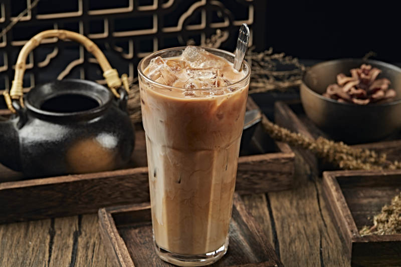 冰爽饮料冰奶茶冰咖啡图片