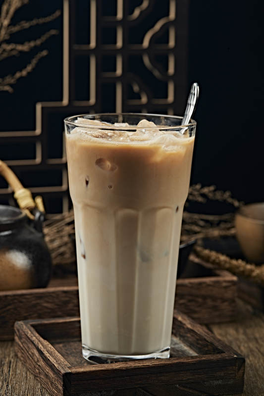 冰爽饮料冰奶茶冰咖啡图片