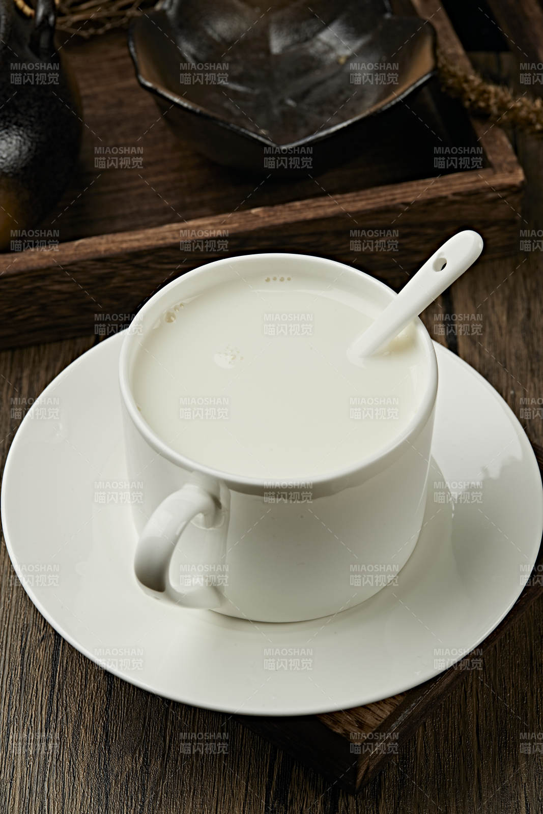 现磨杏仁茶图片