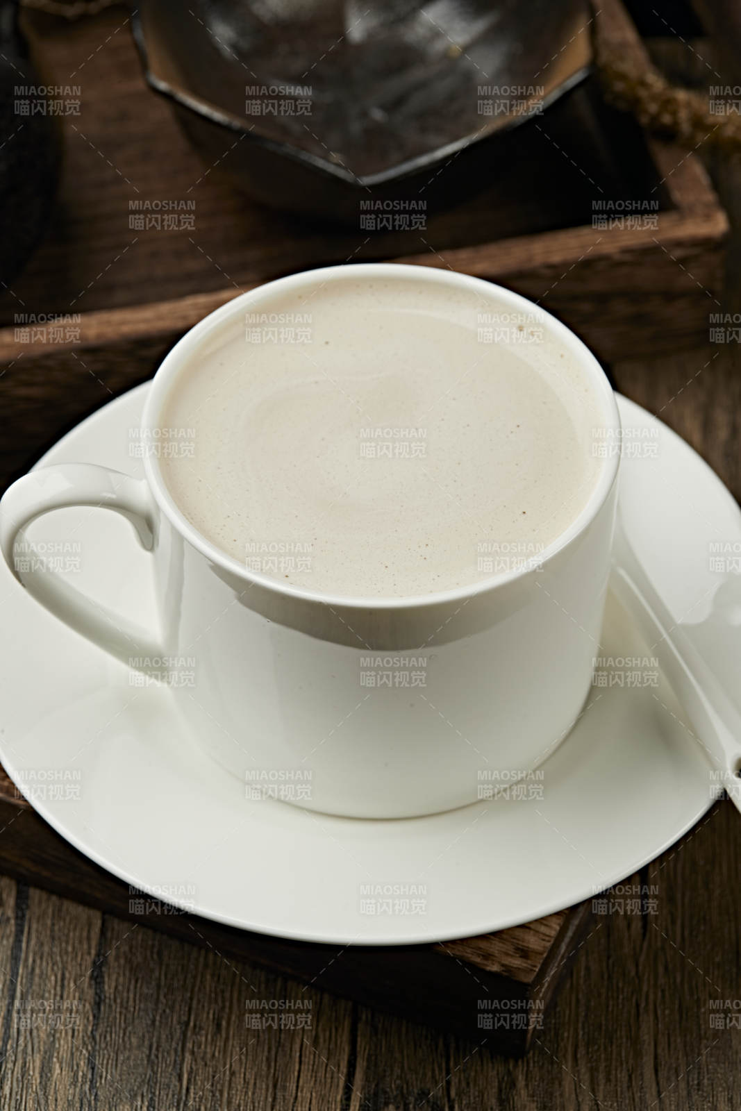 现磨杏仁茶图片