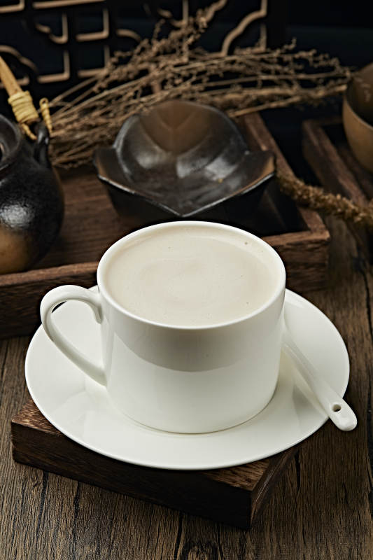 现磨杏仁茶图片